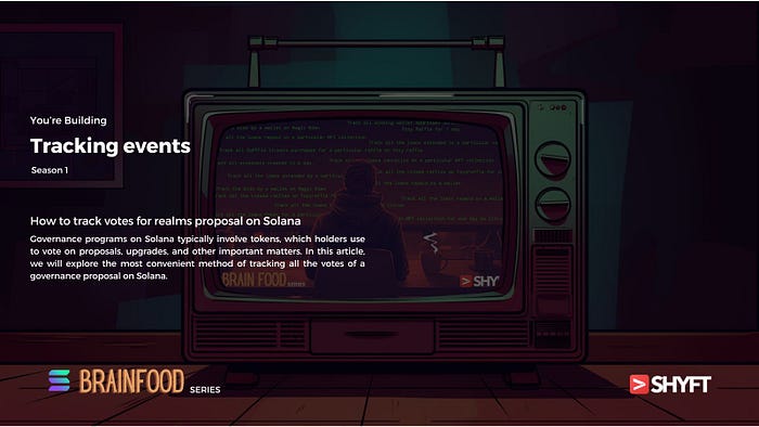 Tracking Votes on Solana